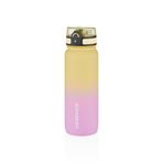 Vagonlife Uzspace Colorful TRITAN Matara - 800 ML. (Sarı - Pembe)