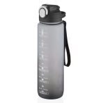 Vagonlife VGN-2219 Gri Siyah 1000 ml Pipetli Tritan Çift Renkli Matara