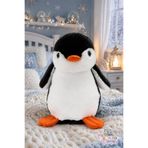 vagontoys Penguen Peluş Oyuncak Siyah Beyaz Gerçekçi Tasarım Uyku Arkadaşı – 30 cm Yumuşak Yıkanabilir Çocuk & Hediye