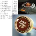 Vagparts Bmw F32 Start Stop Buton Kapağı - Bmw F32 Kristal Start Stop Buton Gri - 1 - GTR