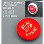 Vagparts Bmw X1 E84 Start Stop Buton Kapağı - X1 Motor Çalıştırma Butonu - Kırmızı