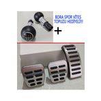 vagparts Vw Bora Pedal Seti - Bora Krom Spor Pedal Aksesuar