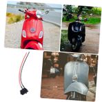 Vaguelly 10 Adet Motosiklet Kornası Yenileme - Electrocar Trompet Düğmesi Abs Malzeme Çift Flaş Kurulumu Kolay