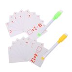 Vaguelly 2 Takım bulmaca kartı çıkarma flash kartları matematik öğretim yardımcıları iskambil playing cards Çocuk oyuncakları flaş kartlar aritmetik uygulama flash kartları eğitici oyuncak