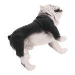 Vaguelly buldok modeli Bulldog heykeli Bulldog oyuncak köpek şekilli dekoratif obje Bulldog ev dekoru Bulldog süs köpek yavrusu köpek figürü dekoratif köpek heykeli köpek süsü plastik