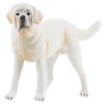 Vaguelly Çocuk Oyuncakları 2 aziz bernard oyuncak simüle köpek heykeli için köpek dekorasyonu çocuklar için yavru köpek oyuncakları süs duran köpekler modeli köpek modeli beyaz