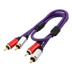 Vaguelly Ses Hattı Deney Aletleri Modifikasyon Kablosu Stereo Kablo Komponent Kablosu Barometre Adaptörü Otomobil Kablosu Kapı Kablosu Hoparlörler Ekipman Sahne Ses Kablosu Mor,purple Silgi