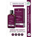 Vagues Premium Care Keratin Volume Ekstra Dolgun Hacimli Saçlar, Dökülme Karşıtı Hızlı Uzama Etkili Bitkisel Şampuan