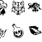Vahşi Doğa Spray Tattoo Geçici Sprey Dövme Seti