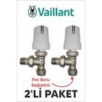 Vaillant Pex Köşe Termostatik Radyatör Vanası