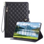 Vaitasy Samsung Galaxy Tab A 10.1 inç 2016 SM-T580/T585 için Kılıf El Kayışı Fermuar Belge Yuvaları Kılıf Business PU Deri Koruyucu Kılıf Galaxy Tab A6 10.1 2016 için Siyah
