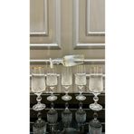 Vakıf home Bohemia Kristal Kesme El İşi Ayaklı Kahve Yanı Su Bardağı