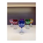 Vakıf home Bohemia Kristal Renkli Kahve Yanı Su Bardağı