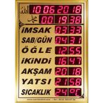 Vakitmatik Dijital Namaz Vakitlerini Gösteren Saat