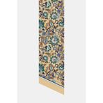 Vakko CAMEL ÇİÇEK DESENLİ TWILL FULAR