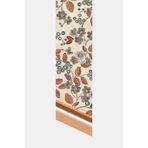 Vakko ÇİÇEK DESENLİ TWILL İPEK FULAR