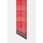 Vakko FUŞYA GEOMETRİK DESENLİ TWILL FULAR