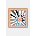 Vakko GRİ GEOMETRİK DESENLİ TWİLL EŞARP