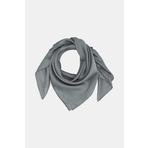 Vakko Jakarlı Twill İpek Eşarp - Çerçeve - Füme
