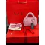 Vakko Mini Toz Pembe Çanta En 15 cm Boy 11 cm