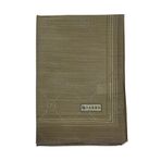 Vakko Pamuk İpek Şal - Bordürlü Monogram - Soft Yeşil