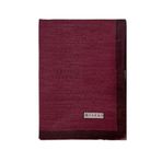 Vakko Pamuk İpek Şal - Helezon Monogram - Bordo