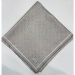 Vakko Tivil Monogram Ipek Eşarp 41408-Açık Haki - 90 x 90 cm