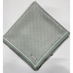 Vakko Tivil Monogram Ipek Eşarp 41408-Açık yeşil - 90 x 90 cm