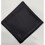 Vakko Tivil Monogram Ipek Eşarp 41408-SİYAH - Siyah - 90 x 90 cm