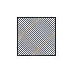 Vakko Twill İpek Eşarp - 41092 - Antrasit Ekru