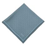 Vakko Twill İpek Eşarp - Yeni Monogram - Soft İndigo