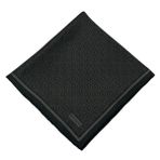 Vakko Twill İpek Eşarp - Yeni Monogram - Yeni Füme