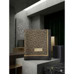 Vakko Twill İpek Şal Monogram Kahve Gold
