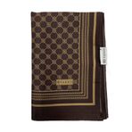 Vakko Twill İpek Şal - Özel Seri - Kahve