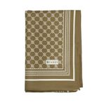Vakko Twill İpek Şal - Özel Seri - Sütlü Kahve