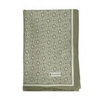 Vakko Twill İpek Şal - Yeni Monogram - Açık Yeşil
