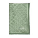 Vakko Twill İpek Şal - Yeni Monogram - Keten Yeşili