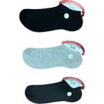 Vakre 12 Çift Karışık Renk Sneaker Çorap - 40 - 44 - Renkli