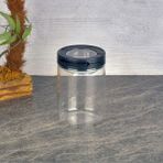 Vakumlu Cam Kavanoz - Şeffaf / Siyah - 400 ml - Çok Renkli - TEK EBAT