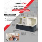 Vakumlu Çift Milli Profesyonel Polisaj Cila Makinası ( Kuyumcu ve Tesbih Polisaj Makinası ) / Polishing Machine - Standart