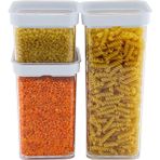 Vakumlu Kare Saklama Kabı - 0,50 Litre - 1 - Beyaz