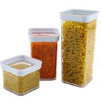 Vakumlu Kare Saklama Kabı - 1 litre