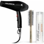 Valancia Valencıa Premium Saç Kurutma Makinası 2500 Watt Profesyonel + Purple Mat Wax + Fön Fırçası