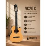 Valares QCG2302C Profesyonel Seri 4/4 Elektro Klasik Gitar 4 Bant Ekolayzerli Sahne Gitarı - Sarı