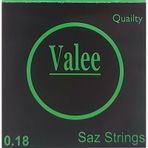 Valee 0.18 Kısa Sap Bağlama Saz Teli