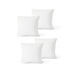 VALENA HOME 4'lü Beyaz Kırlent Kılıfı Iç Yastığı 50x50 400 Gr Boncuk Silikon Birinci Kalite