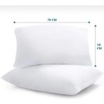 Valena Home Antialerjik 2'li Uyku Yastığı 50 x 70 Cm. 800 Gr. Boncuk Silikon Elyaf - Beyaz