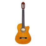 Valencia Klasik Gitar 4/4 Naturel Sap Çelikli Ince Kasa