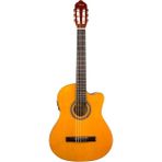 Valencia Valencıa VC104TCE Elektro Klasik Gitar, 4/4, Naturel, Sap Çelikli