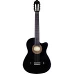 Valencia VC104THNCBK 4/4 Sıyah Sap Çelikli İnce Kasa Klasık Gitar